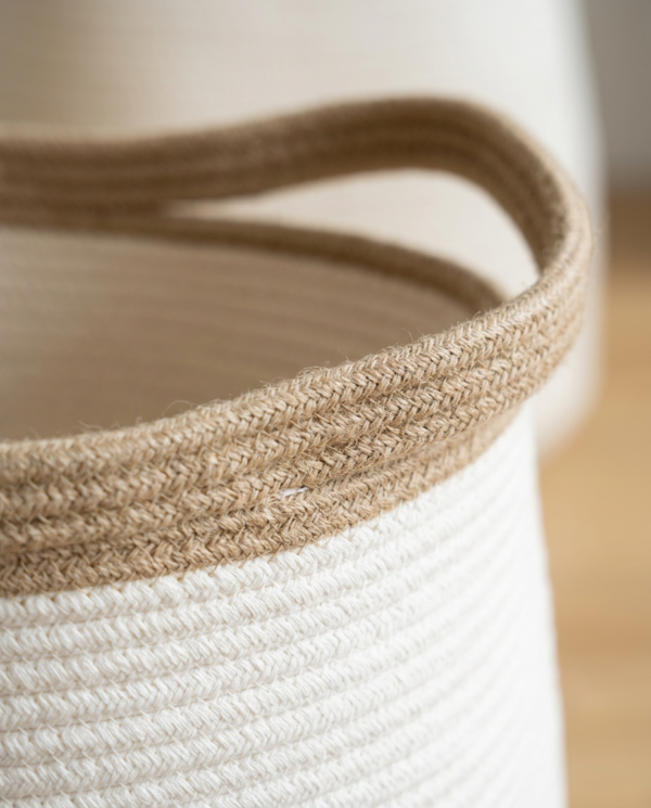 canasto ropa detalle