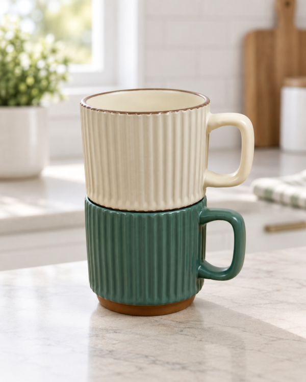 tazas en cocina