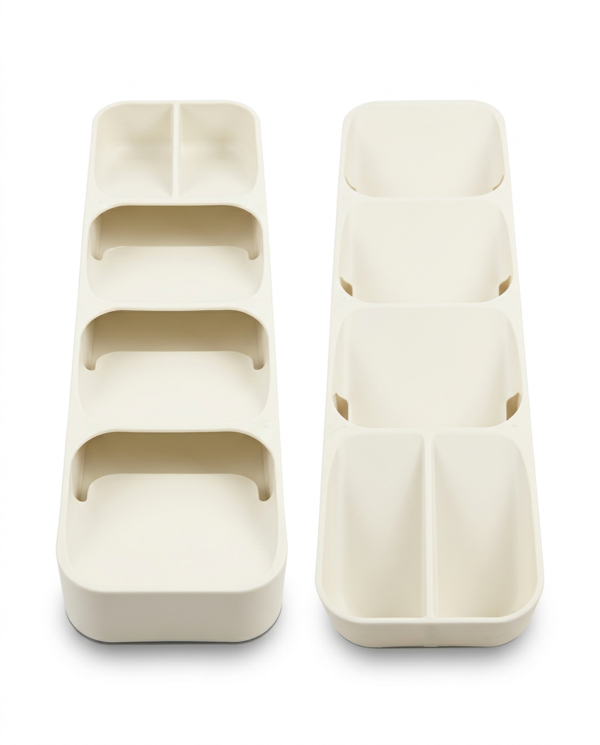 organizador ambos lados blanco