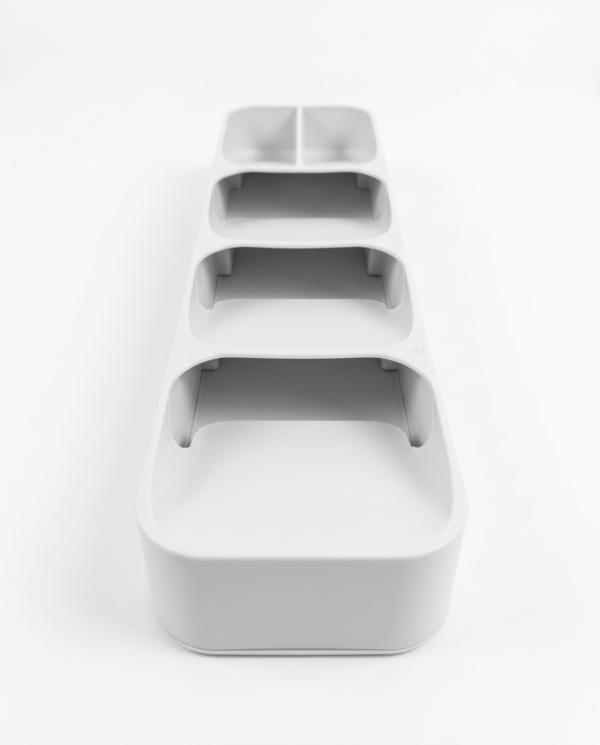 organizador cubiertos blanco